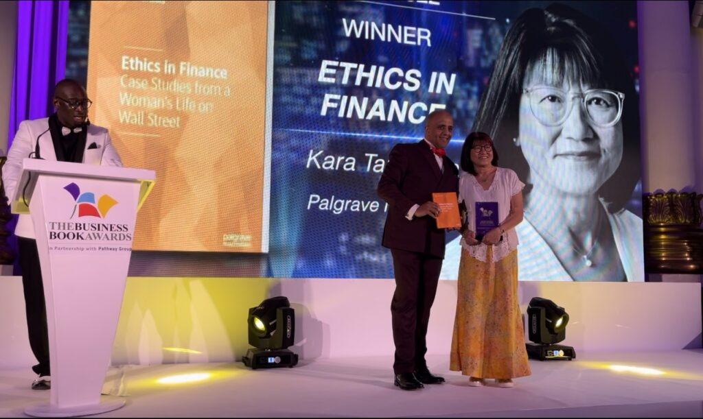 Ethics in Finance Wins Business Book Award